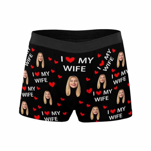 Customize Face Boxer Briefs Underwear for Men XS-5XL