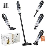 掃除機 コードレス Fochai【18000pa 強力吸引】スティック掃除機 5WAY 一人暮らし初の掃除機 ハンディー クリーナー スティック 一クリーナー 電気掃除機 5種類ノズル 軽量 Type-C充電式 HEPAフィルター 日本語取扱説明書 車用/家庭用