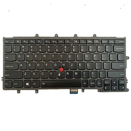 Clavier Lenovo Thinkpad X260 de rechange noir version US QWERTY pour réparation de PC portable