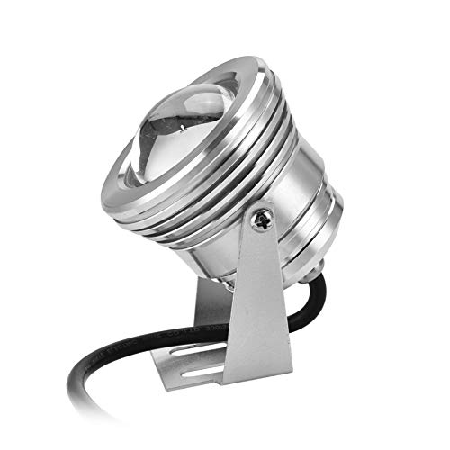 Tissting Spot Sous-Marin LED, Spot Étanche Multicolore RGB IP65 avec Télécommande 12V Ajustable 120° pour Piscine Bassin Aquarium Jardin Extérieur