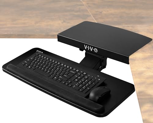 VIVO Adjustable Computer Keyboard and Mouse Platform Tray...