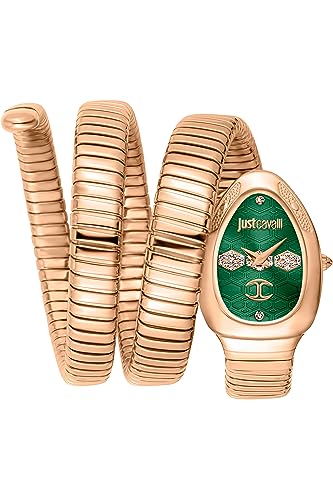 Just Cavalli Dress Watch JC1L232M0045, Bottle Green, Glam, Bottle Green, JC1L232M0045 (B0CDJQ3M76) Amazon Price History, Amazon Price Tracker