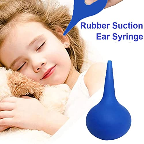 Ohrenreiniger 60ml 2Stück, Ohrenschmalz Entferner & Ohrsauger, Ohrendusche für Babys, Kinder & Erwachsene, Sicherer & Wiederverwendbarer Ohrreiniger, perfekt zur Ohrreinigung (001)