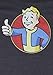 Fallout Vault Boy Mens T-Shirt (XL) Black