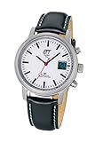 ETT Eco Tech Time Funk Solar Herren Uhr Chronograph mit Leder Armband EGS-11185-11L