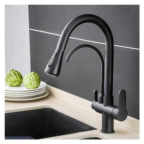 Robinet de cuisine compatible filtre eau pour un évier moderne et épuré