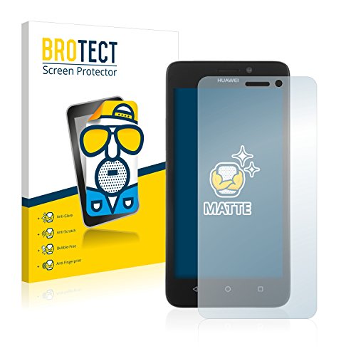 BROTECT Protector Pantalla Anti-Reflejos Compatible con Huawei Y635 (2 Unidades) Pelicula Mate Anti-Huellas