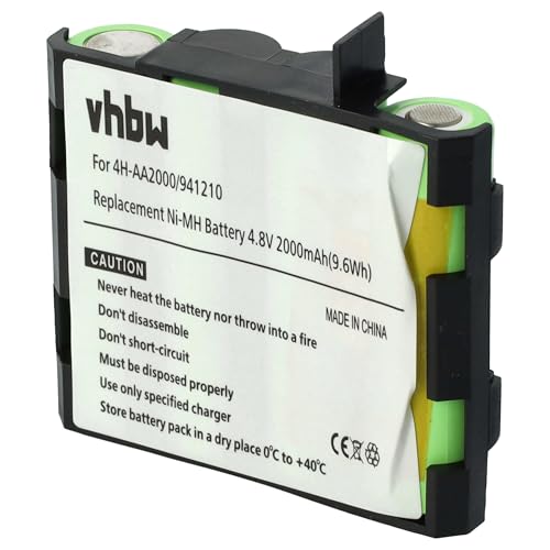 vhbw NiMH Batterie 1500mAh (4.8V) pour Appareil de médecine comme simulateur Musculaire comme...