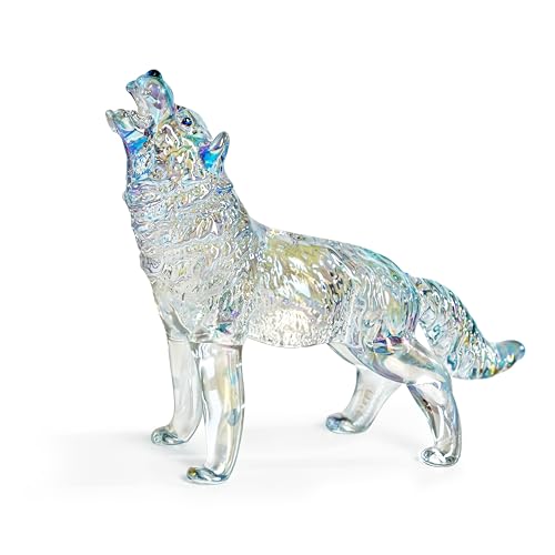H&D Crystal Cute Elephant Figurine Collection Cut Glass Ornament Statue Animal Collectible