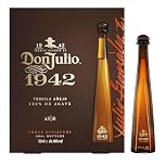 Don Julio 1942 Añejo Tequila | Three Miniature Bottles in a Gift Box | 3x5cl | 40% vol | Flavours of Oak & Rich Vanilla | Luxury Tequila Añejo | Aged 2.5 Years