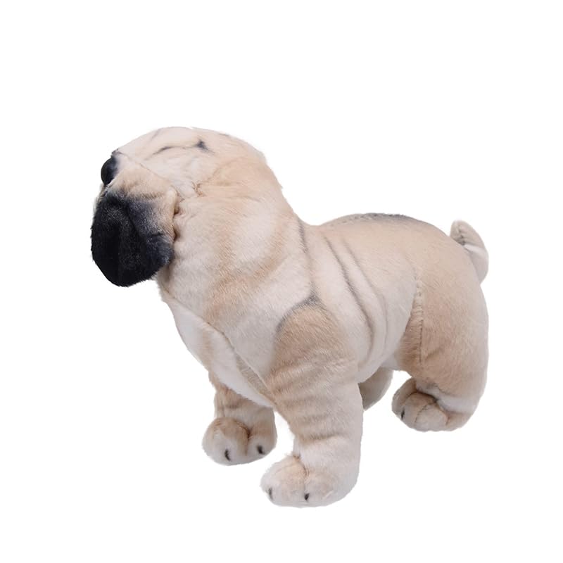 Amazon.co.jp: ぬいぐるみ パグ犬 動物 本物そっくり アニメーション