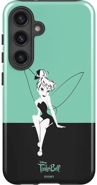 Skinit Impact Phone Case Compatible with Galaxy S24 Plus - Officially Licensed Disney Tinker Bell Sketch Art Design