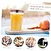 CAXUSD Non-Slip 360ml Plastic Ice Cream Cups 10 Pack Hard Plastic Cups Lids for Camping Travel Party