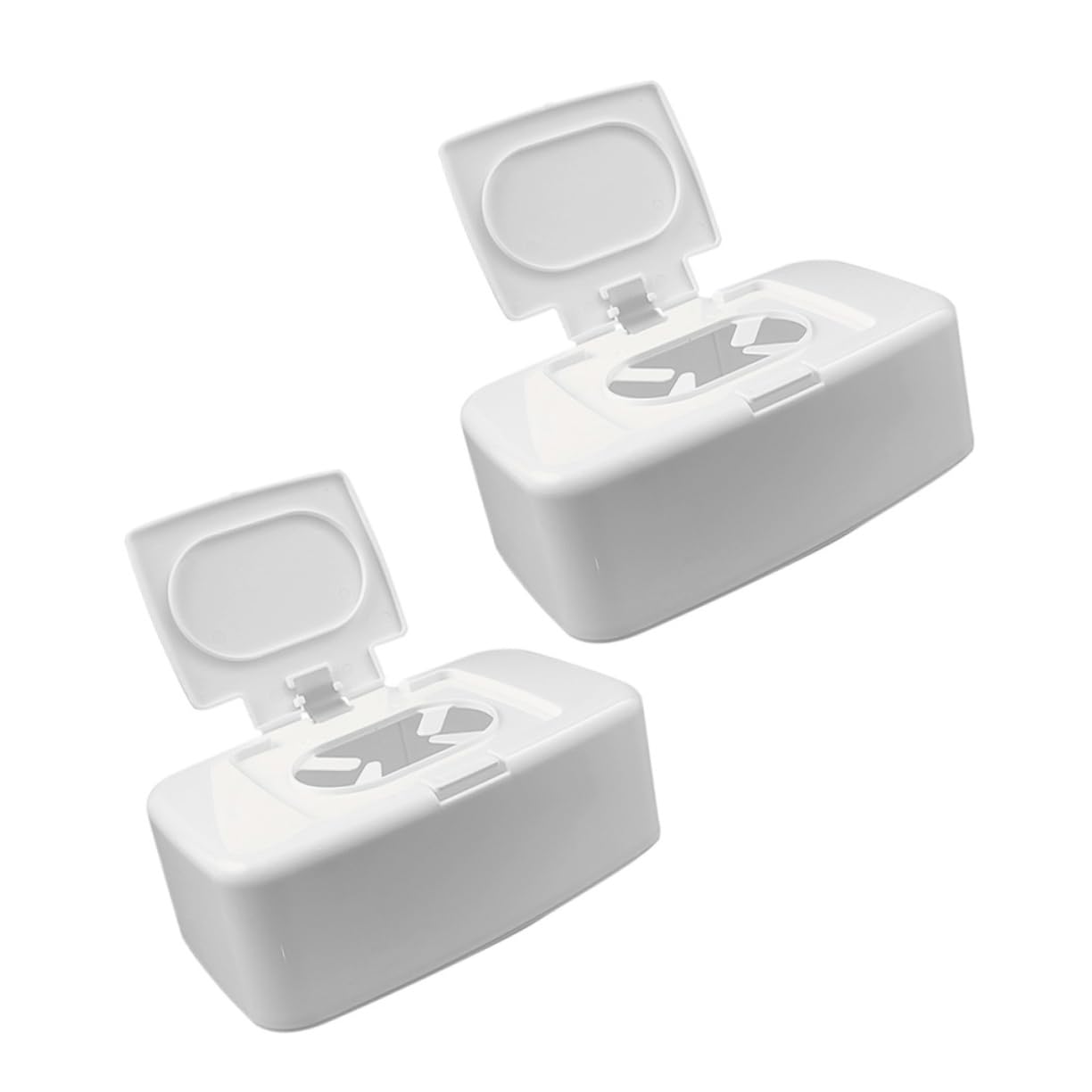 Ciieeo 6 Pcs Boîte De Rangement Décorer Étui À Mouchoirs avec Couvercle Étui À Lingettes Portable Étui À Lingettes pour Bébé Distributeur De Lingettes Portable Étui À Mouchoirs