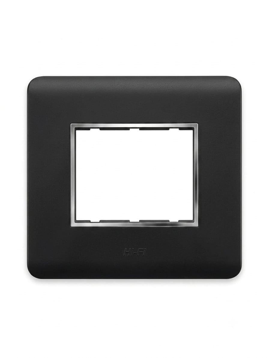 Hi-Fi Electric Flatino™ 3 Module Wood Plate matte black, Pack of 1 (matte black, 3 module, 1, count, 10)-image-19