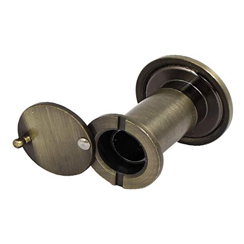 Lente para puerta New Lon0167 16mm diámetro, ángulo de visión amplio de 180 grados color bronce miniatura 4