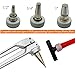 Purseter 1/2,3/4,1-inch Pex Expansion Tool ProPEX Expander Kits meets ASTM F1960 for PEX-A Pipe suits Propex Wirsbo