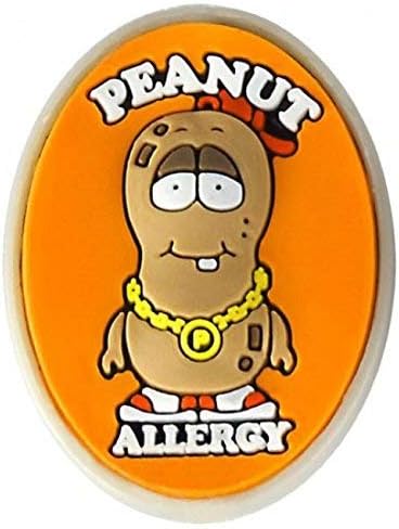AllerMates Peanut Allergy Charm for Multi-Allergy Wristband: P. Nutty