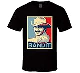 Smokey & The Bandit Hope Style Burt Reynolds car Chase Classic Movie t-Shirt Black
