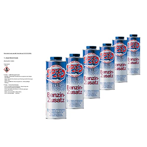 Liqui Moly 5105 Speed Benzin Zusatz, 6 x 1L