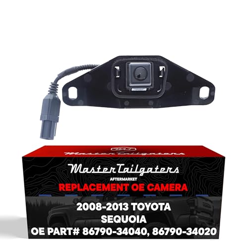 Image of Master Tailgaters Replacement for Toyota Sequoia (2008-2013) Backup Camera OE Part # 86790-34020, 86790-34040