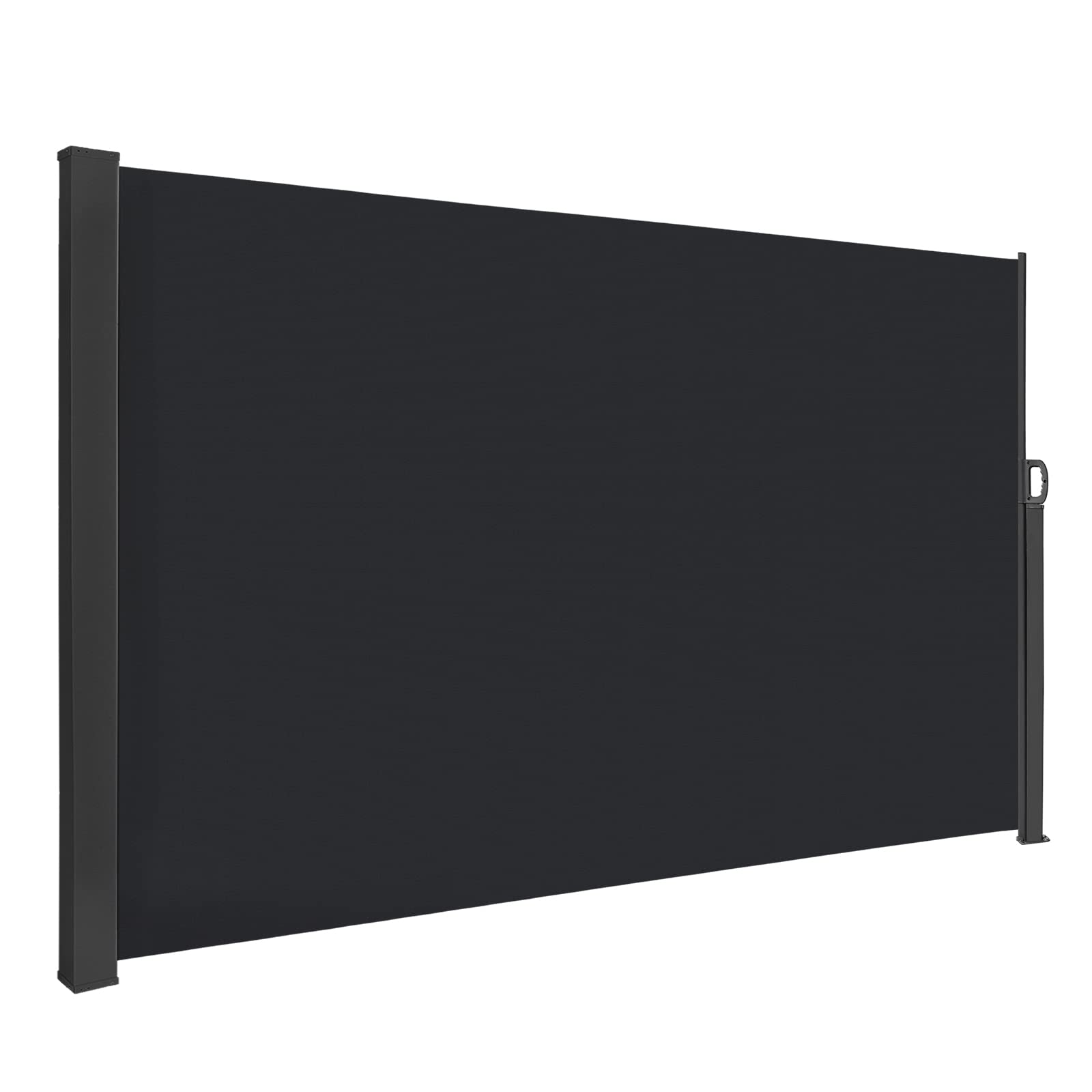 YRHome Markiza boczna, wysuwana, 200 x 300 cm, ochrona przed wzrokiem, nieprzejrzysta, ochrona przed wiatrem, ochrona przed spojrzeniami i wiatrem, markiza na ścianę boczną, na balkon, do ogrodu, na