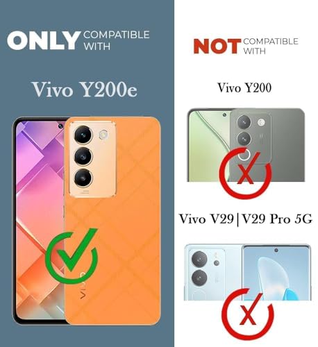Image of Jkobi Back Case Cover for Vivo Y200e (Silicone Clear Shockproof Case | Camera Protection | Soft and Flexible)