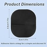 2pcs Holder Case Sticker for Airtag, Stick-On Adhesive Mount Holder Sticky Cover Pouch Accessories Hidden & Protective Sleeve for Luggage Suitcases TV Remote Laptop Bag Backpack Bike - Image 2