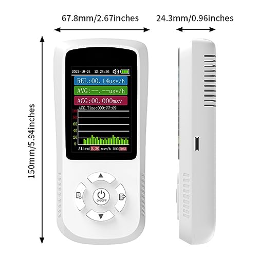Medidor EMF Digital Recargable de Radiación Electromagnética miniatura 7
