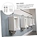 LABRIMP 2 Sets Stainless Steel Urinal Hook Wall Mounted Bracket for Easy Installation of Practical Toilet Accessories for Urinals Includes Screws and Tools