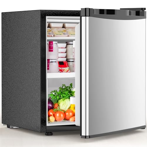 Electactic 1.6 Cu.ft Mini Fridge with Freezer, Compact...