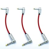 KM sound CANARE カナレ 赤 GS-6 パッチケーブル L-Lプラグ 15cm 3本セット