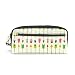 Produktbild Ahdyr Bleistiftetui Bunte Tribal Arrows Pattern PU Leder Bleistiftbeutel Reißverschluss Stiftbeutelhalter Student Stationary Cosmetic Makeup Bag