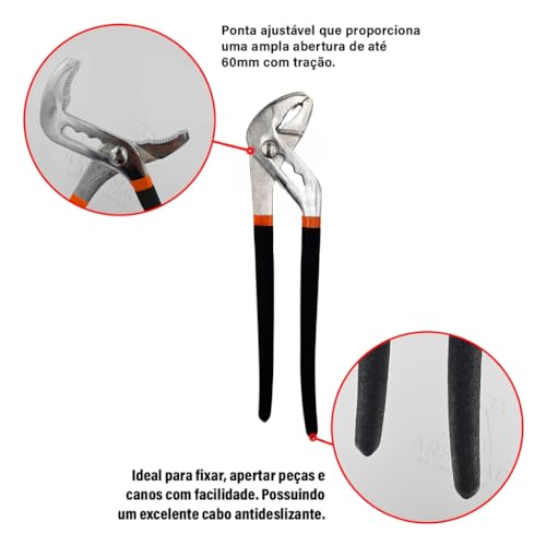 Alicate Bomba D’Água 9 Polegadas Bico de Papagaio