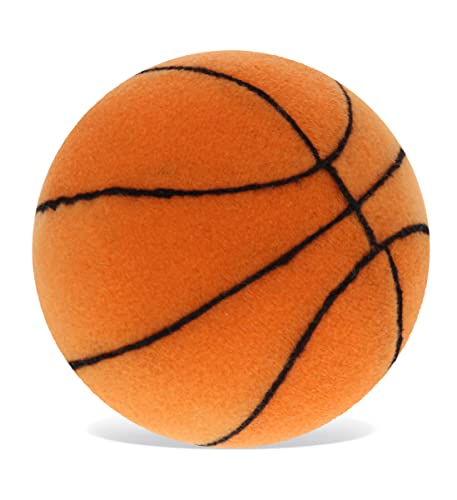 DolliBu Sports Plush Ball - Small Stuffed Basketball Plush, Soft Squishy Ball Toy for Playtime, Playing Catch, Perfect for Kids Basketball Room Decor...