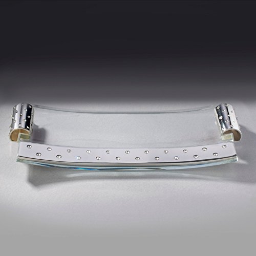 Gitadini Crystal Tray - Silver