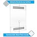 Acrylic Sign Holder 8.5 x 11 [Set of 6] for Wall Display | Clear Sign Holders 8.5x11 Acrylic Sign Holder | Plastic Document Holder, Promotional Display, Business & Store Sign Holders