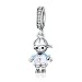 WOSTU My Little Boys Charms 925 Sterling Silver Boys Beads Charms Mom Family Charms for Charm Bracelets