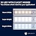 Closet Lights Motion Sensored - Wireless Cabinet LED Lights - Cordless Lights for Closets - 30 LED, 3 Brightness Settings, Rechargable, Triple Charge Cable, Motion Sensor - 3 Pack