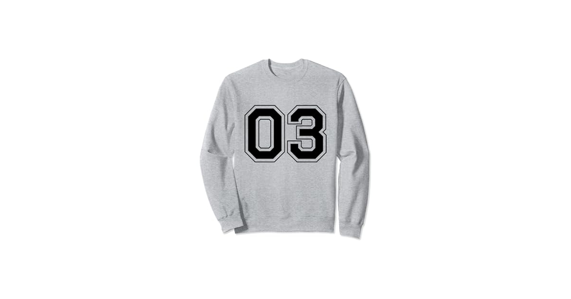 Amazon.com: Number 03 Sweatshirt : Clothing, Shoes & Jewelry