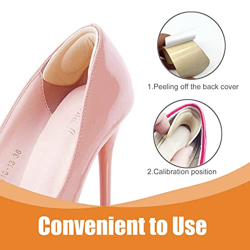 16 Pairs Shoe Filler Heel Pads for Womens Shoes - Shoe Filler for Too Big Shoes Women with Toe Inserts, Toe Inserts for Too Big Fit3