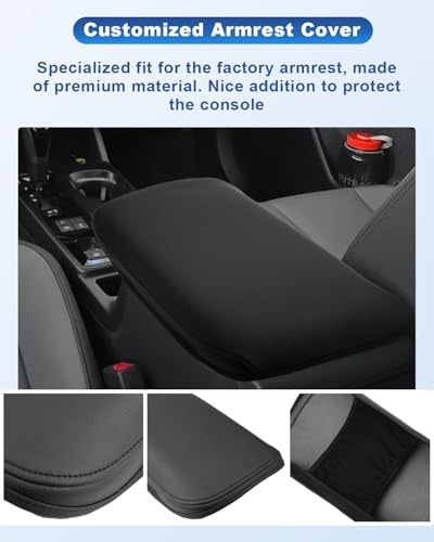 Image of CDEFG for 2026 Subaru Outback Center Console Cover for 2026 Subaru Outback (Premium /Limited /Limited XT /Touring /Touring XT /Wilderness) Accessories Armrest Cover Arm Rest Pad Leather