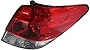Evan-Fischer Tail Light Lens and Housing Compatible with 2010-2014 Subaru Outback Outer Halogen Passenger Side
