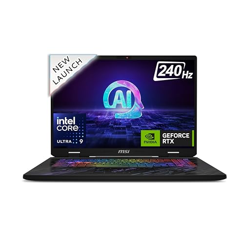 Image of MSI Pulse 17 AI, Intel Core Ultra 7 155H, Built-in AI, 43CM 16:10 QHD+ 240Hz Gaming Laptop(16GB /1TB NVMe SSD /Windows 11 Home /NVIDIA GeForce RTX 4070, /Core Black /2.8Kg), C1VGKG-031IN
