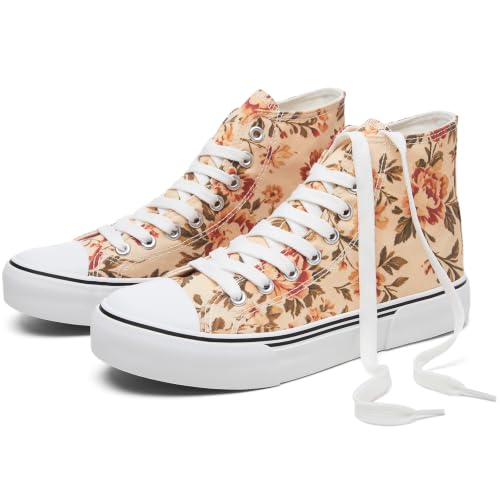 Image of hash bubbie High Top Canvas Sneakers Fashion Walking Shoes