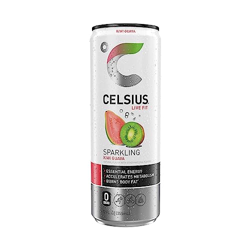 Celsius 2149789 Sparkling Kiwi Guava, Functional Essential Energy Drink 12 Fl Oz thumb #6