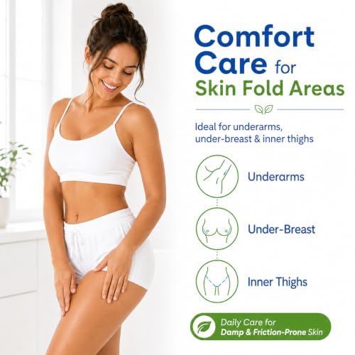 Hermon Intertrigo Cream for Skin Folds: Skin Care & Chafing Support with Zinc Oxide, Intertrigo Relief Cream for Under Breast, Belly Fold, Inner Thighs & Underarms, 4.2 oz Alternate view