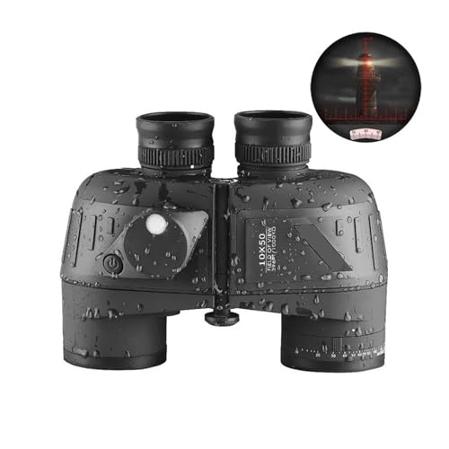Binoculares compactos 10x50 impermeables para exteriores miniatura 2