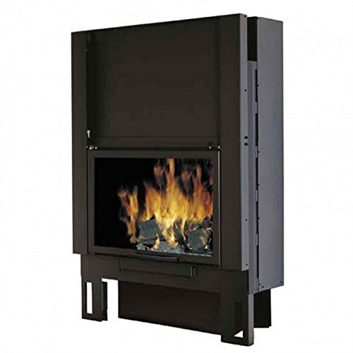 EDILKAMIN Focolare Cerrado a Leña con Ventilación soldada Tekno 1u00a0Italiana chimeneas