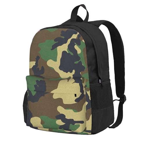 Sac à dos étanche et léger imprimé camouflage militaire vert